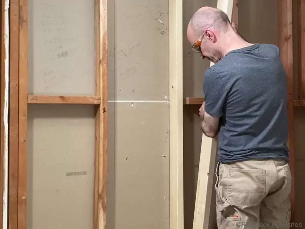 BSN-post-2-install-posts - how to build a shower niche post