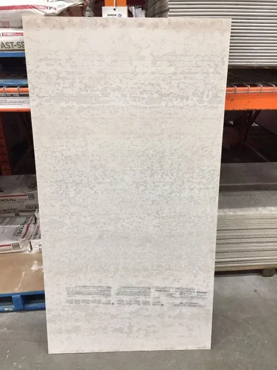 Hardibacker face - Cement backer board for Shower post