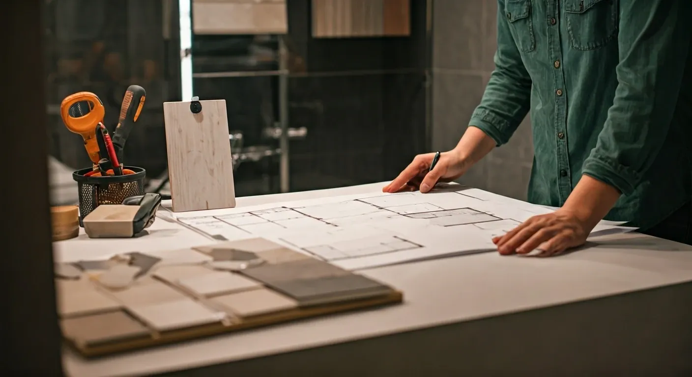 Measure and create drawing - pic from Scalenut - planning a bathroom remodel post