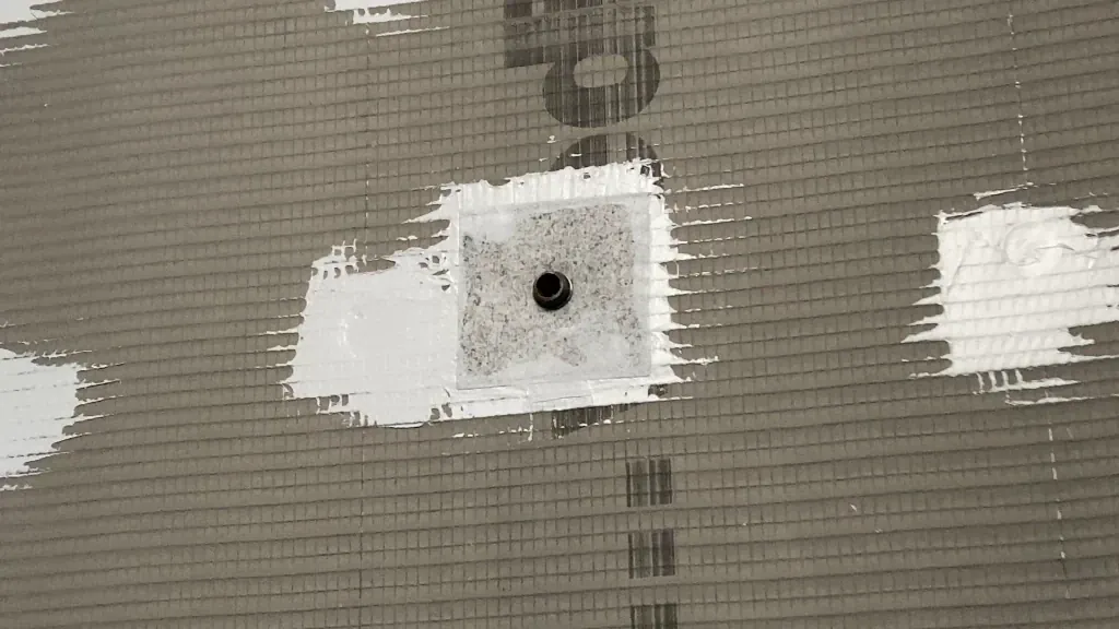 Waterproofing around shower head water supply nipple