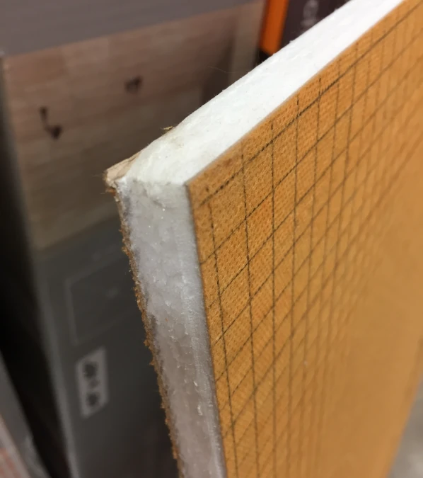 foam backer board panel with waterproof core for shower wall installation