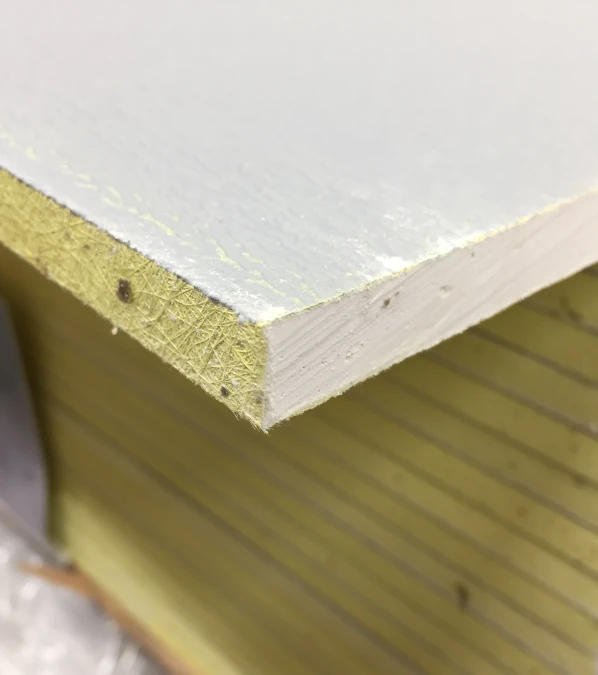 glass mat gypsum backer board panel for shower wall applications