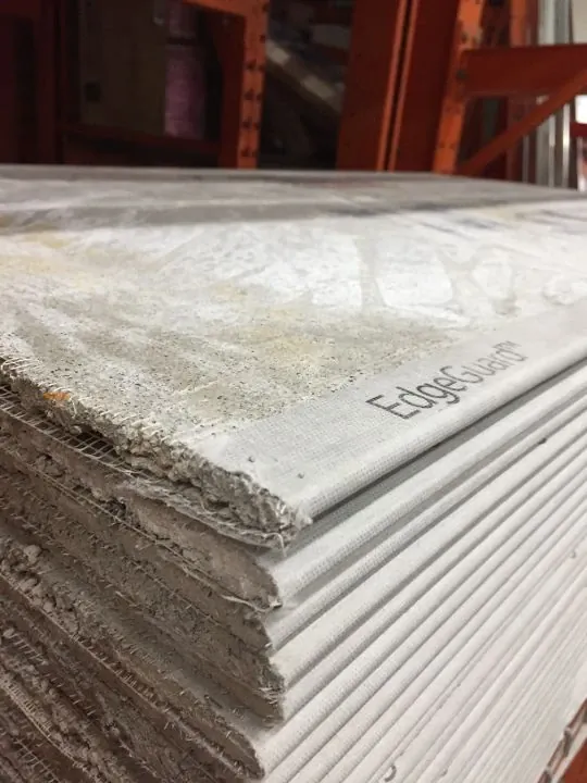 Durock edge profile - Cement backer board for Shower post