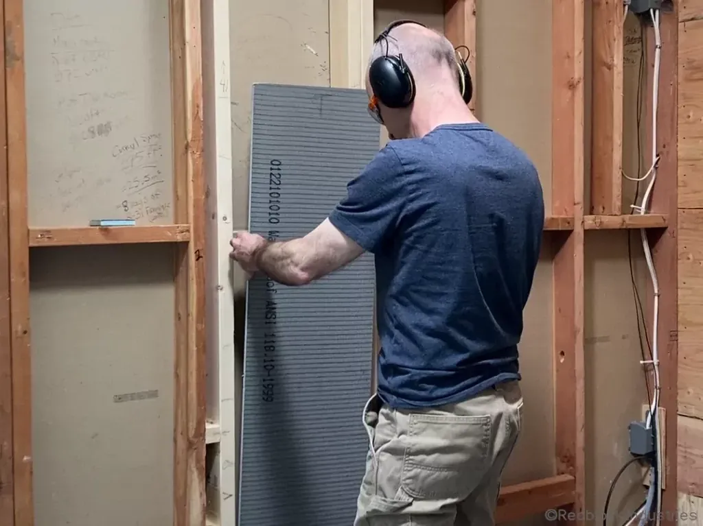 BSN-post-4-install-wedi-back - how to build a shower niche post