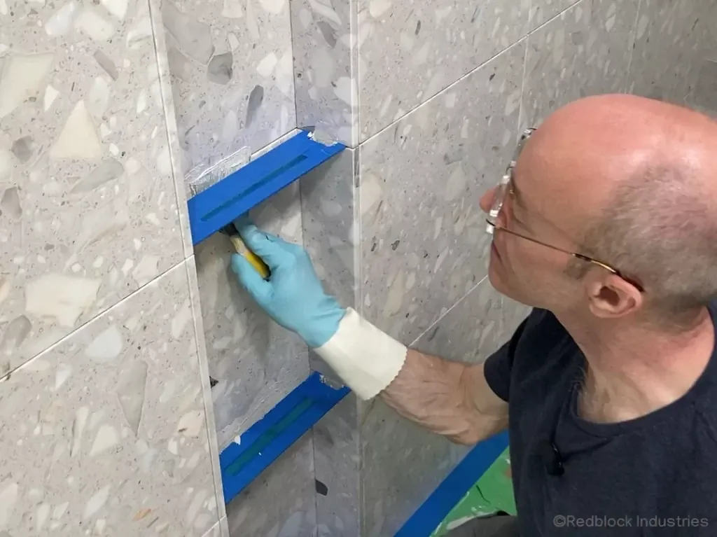 BSN-post-16-grout-niche - how to build a shower niche post