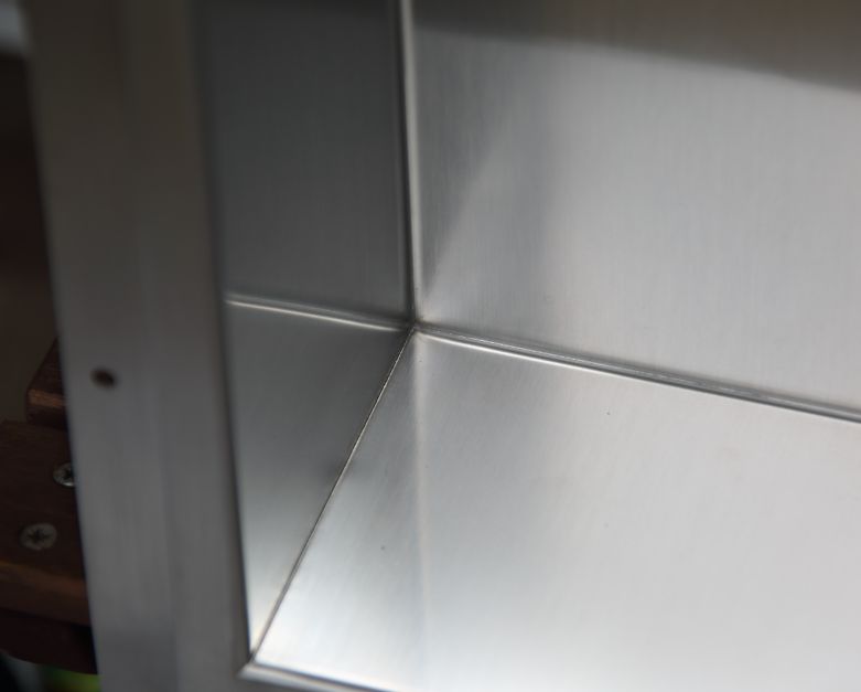 RB3 Shower Niche Shelf - 304 Stainless Steel - Redblock Industries