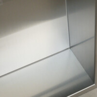 Redblock N1028-M Shower Niche Closeup of welded corner