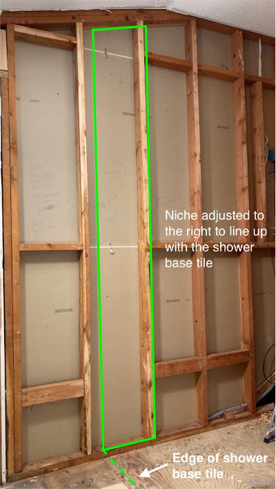 A couple of questions about installing a shower niche. : r/Tile