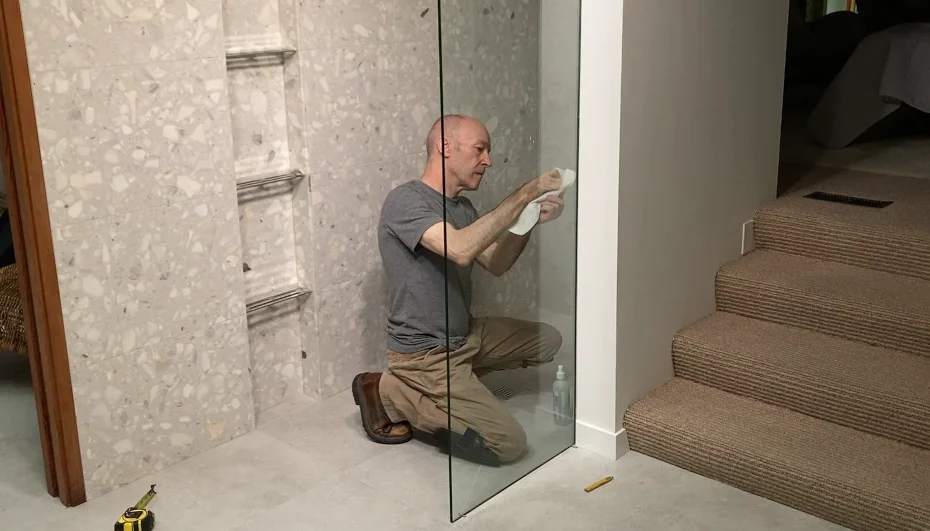 DIY Walk in Shower-Temporary Featured Image